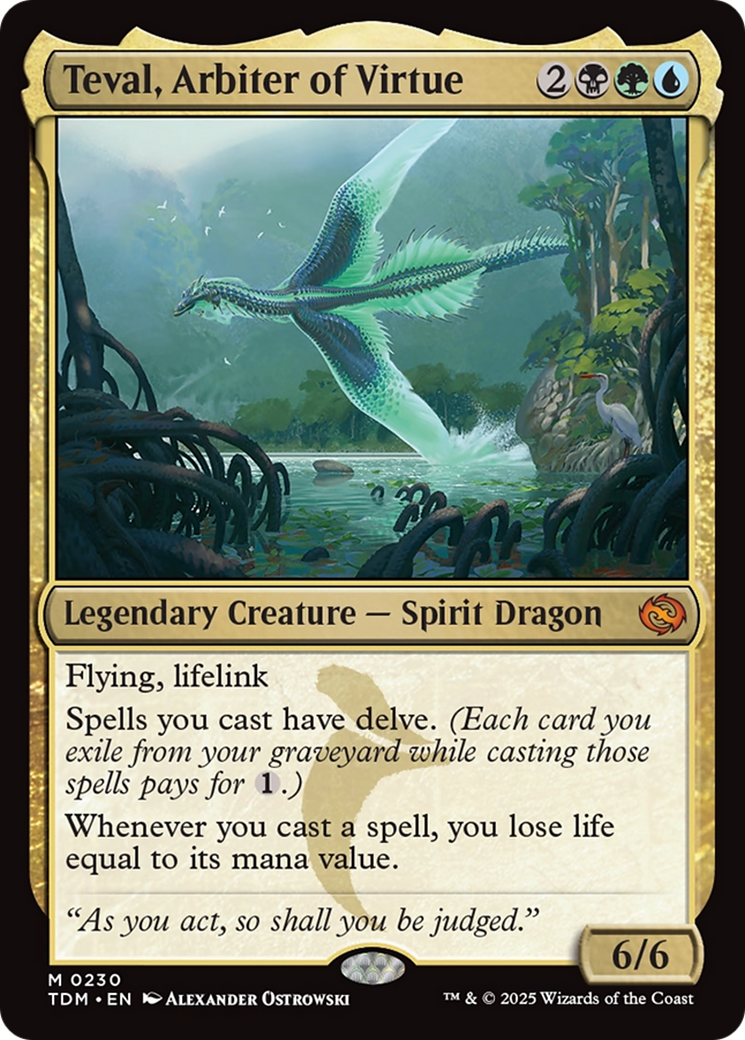 Teval, Arbiter of Virtue [Tarkir: Dragonstorm] | Boutique FDB TCG