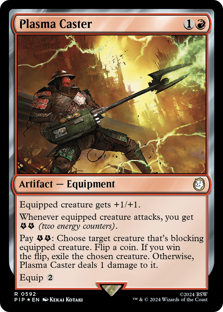 Plasma Caster (Surge Foil) [Fallout] | Boutique FDB TCG