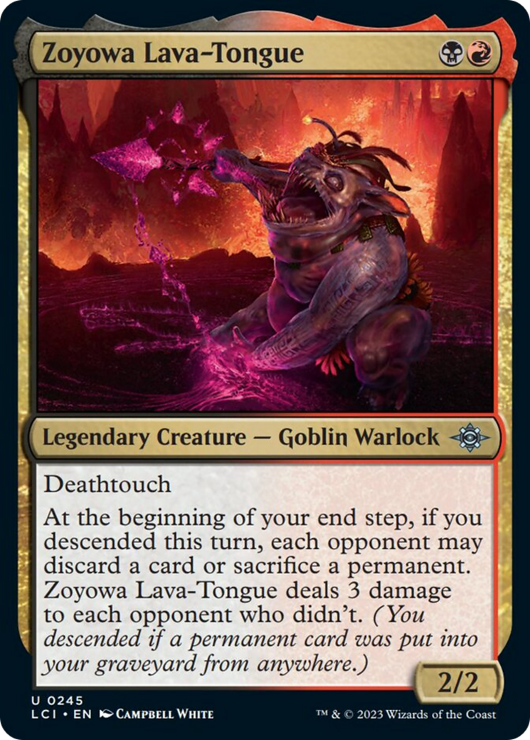 Zoyowa Lava-Tongue [The Lost Caverns of Ixalan] | Boutique FDB TCG