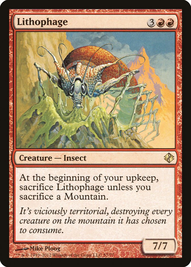 Lithophage [Duel Decks: Venser vs. Koth] | Boutique FDB TCG