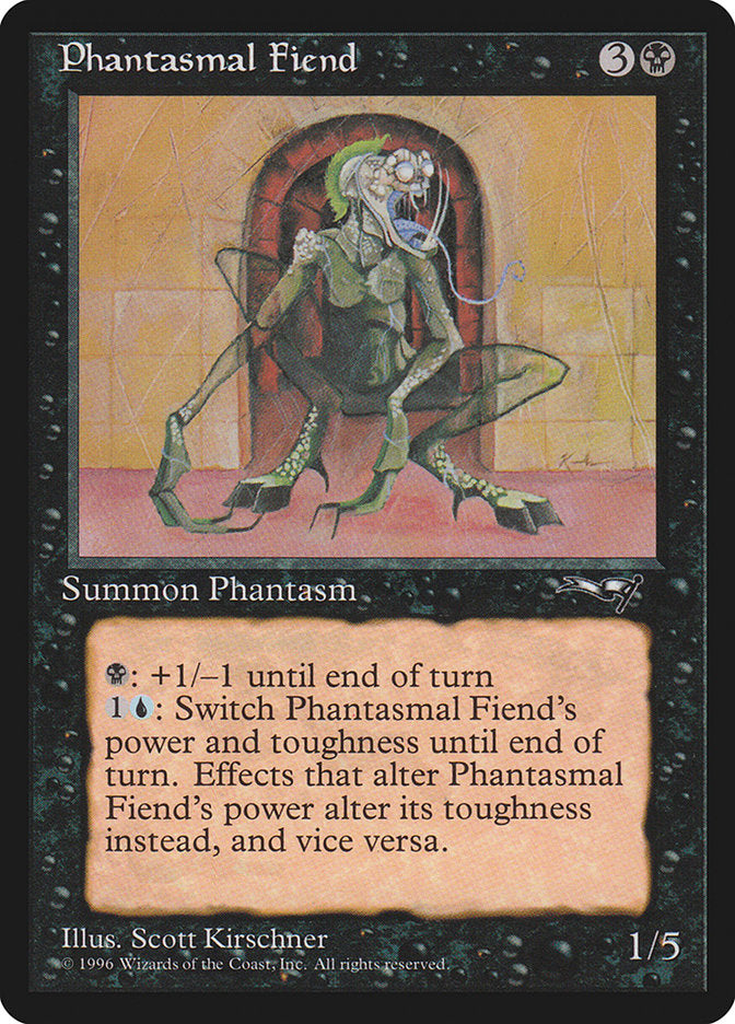 Phantasmal Fiend (Standing) [Alliances] | Boutique FDB TCG