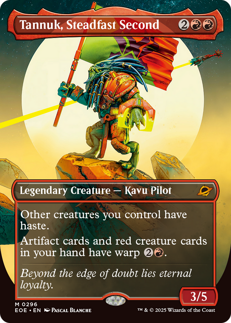 Tannuk, Steadfast Second (Borderless) [Edge of Eternities] | Boutique FDB TCG