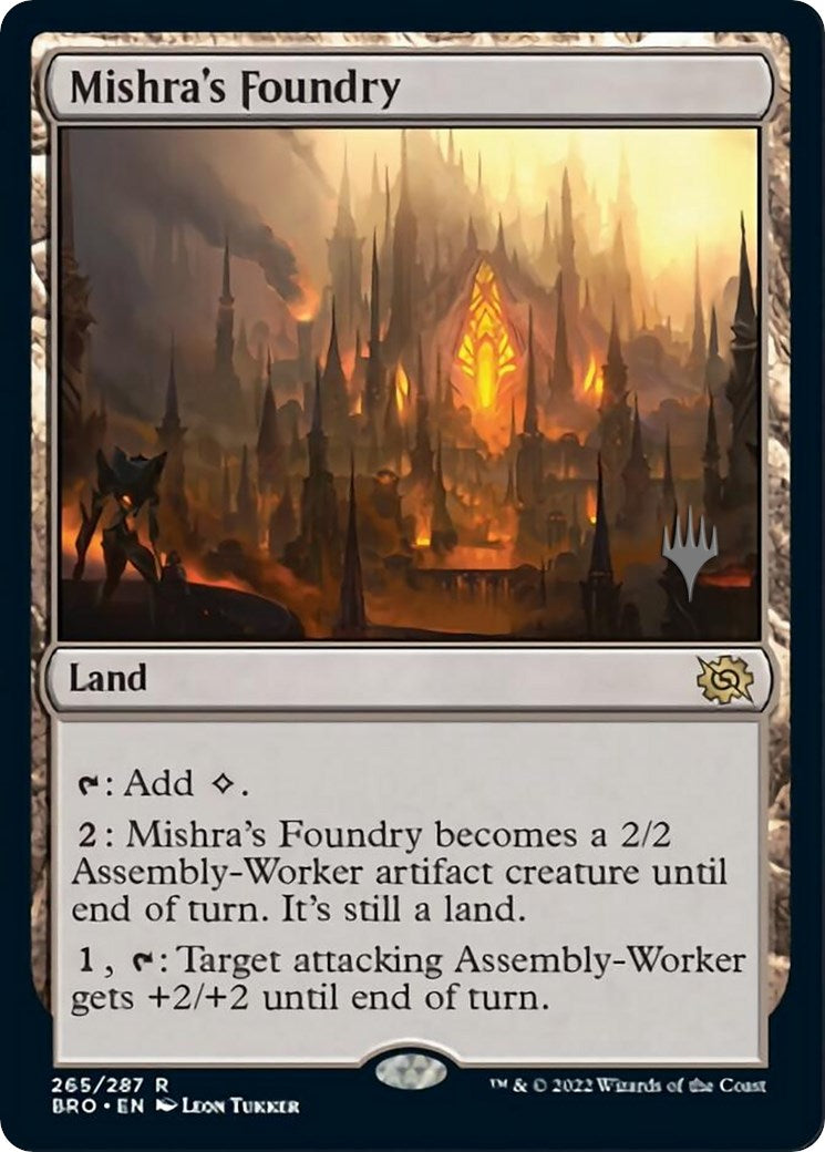 Mishra's Foundry (Promo Pack) [The Brothers' War Promos] | Boutique FDB TCG