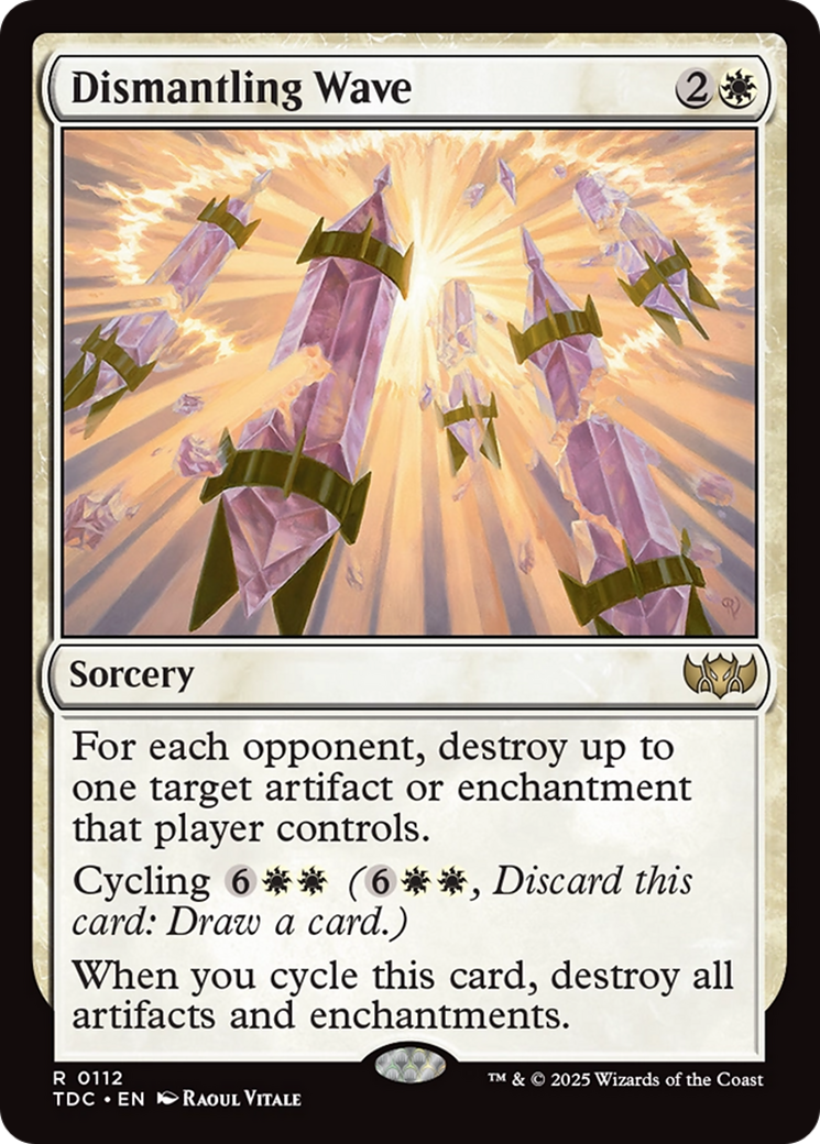 Dismantling Wave [Tarkir: Dragonstorm Commander] | Boutique FDB TCG