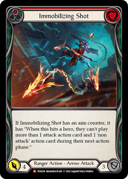 Immobilizing Shot [DYN154] (Dynasty)  Rainbow Foil | Boutique FDB TCG