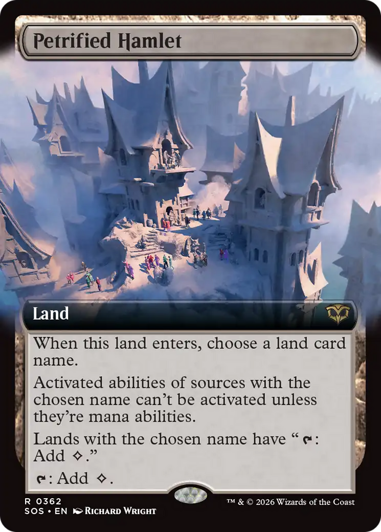Petrified Hamlet (Extended Art) [Secrets of Strixhaven] | Boutique FDB TCG