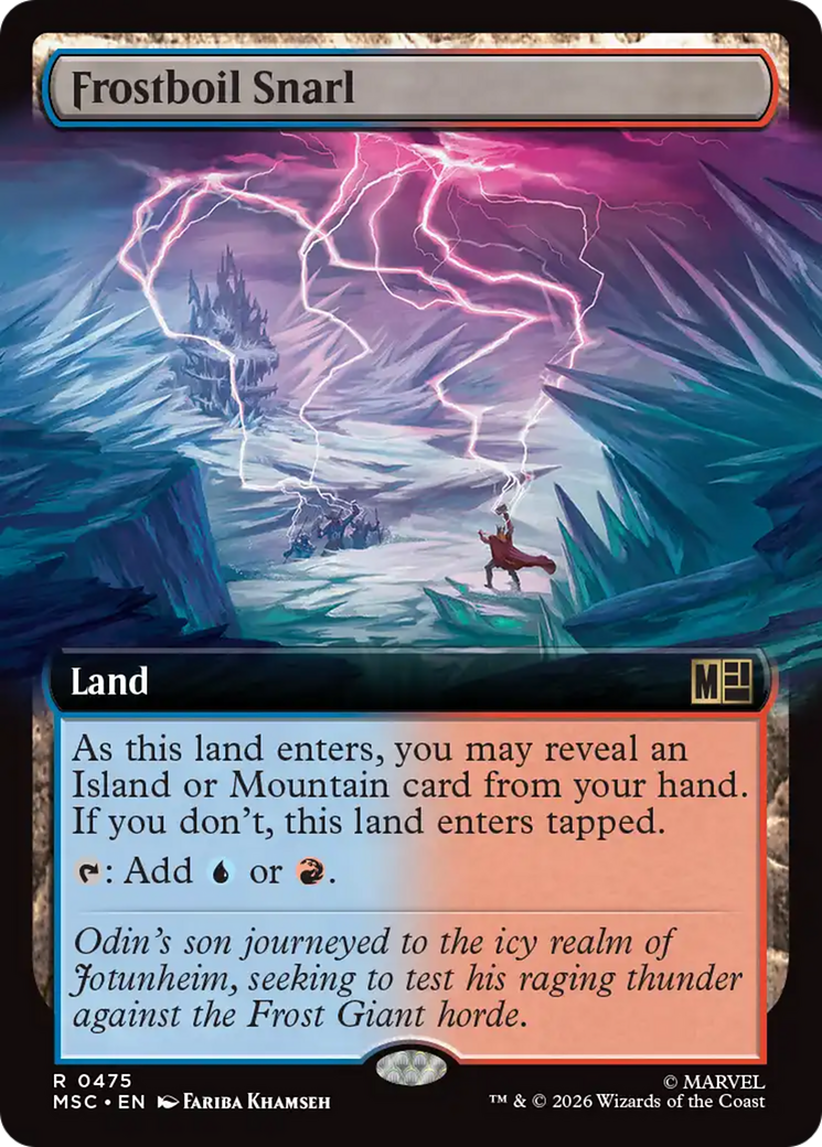 Frostboil Snarl (Extended Art) [Marvel Super Heroes Commander] | Boutique FDB TCG