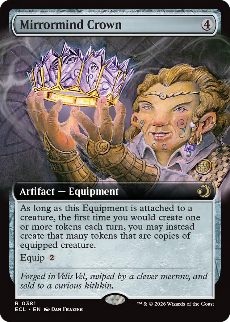 Mirrormind Crown (Extended Art) [Lorwyn Eclipsed] | Boutique FDB TCG