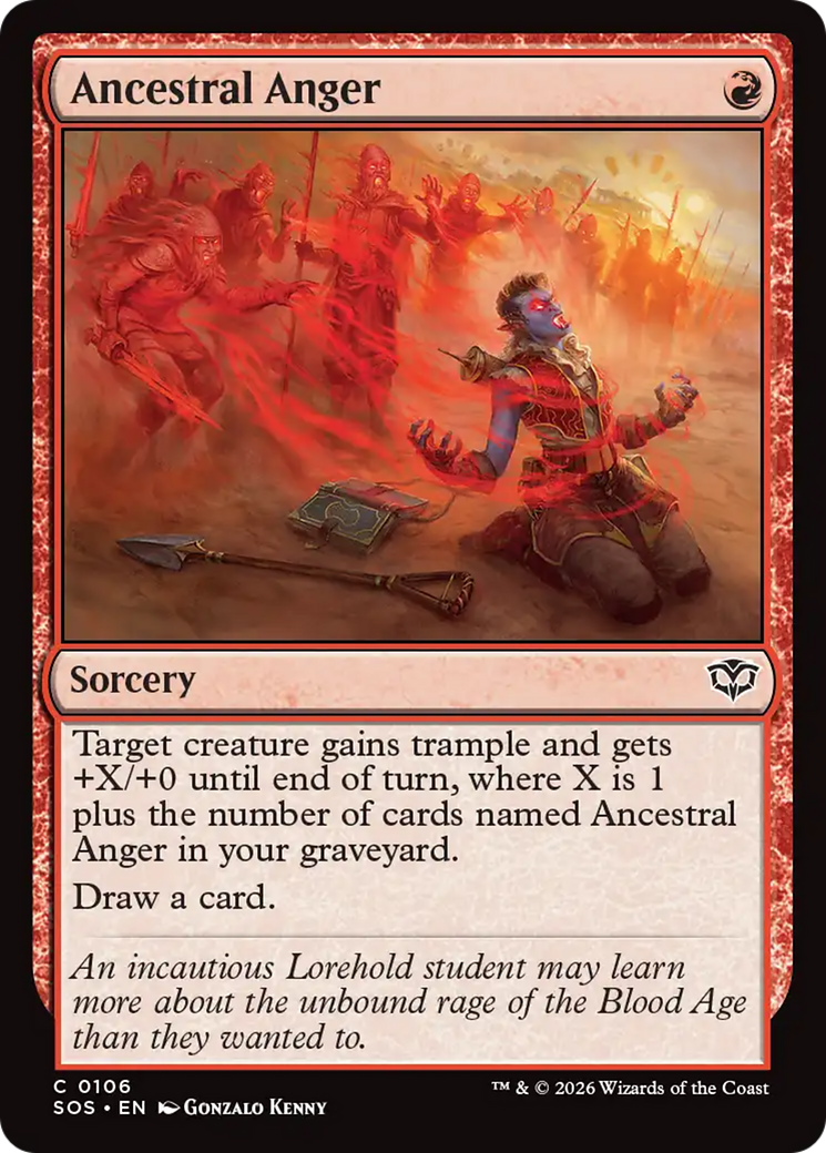 Ancestral Anger [Secrets of Strixhaven] | Boutique FDB TCG