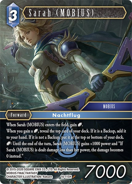 Sarah (MOBIUS) [Emissaries of Light] | Boutique FDB TCG