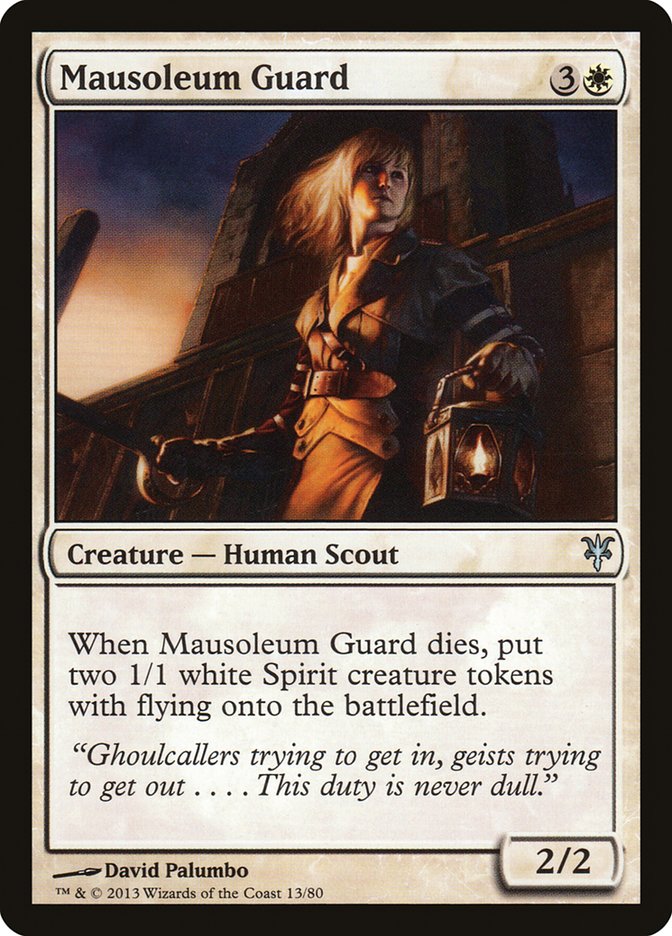 Mausoleum Guard [Duel Decks: Sorin vs. Tibalt] | Boutique FDB TCG