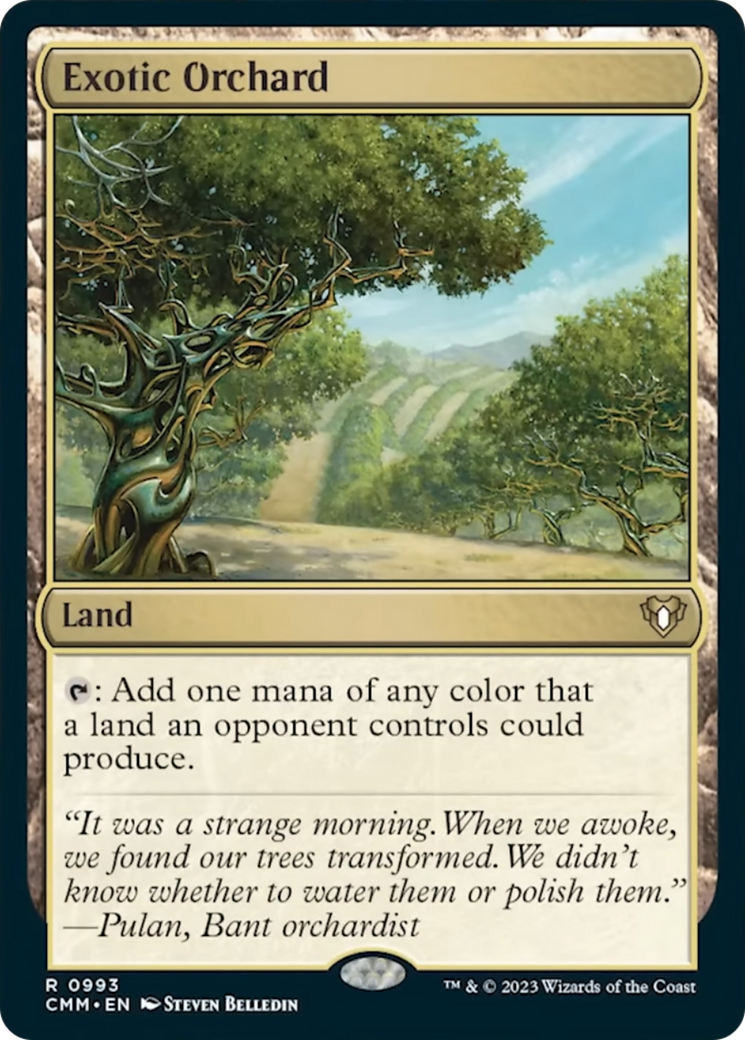 Exotic Orchard [Commander Masters] | Boutique FDB TCG