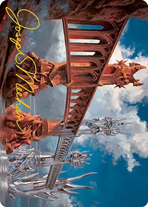 Silverbluff Bridge Art Card (Gold-Stamped Signature) [Modern Horizons 2 Art Series] | Boutique FDB TCG