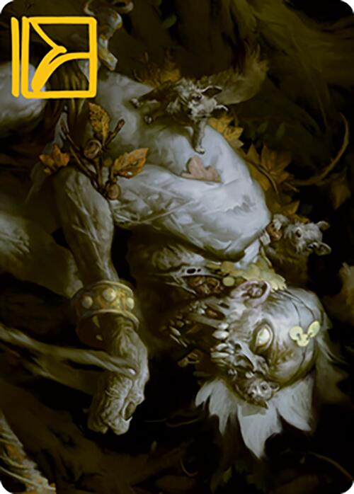 Nested Shambler Art Card (Gold-Stamped Signature) [Modern Horizons 2 Art Series] | Boutique FDB TCG