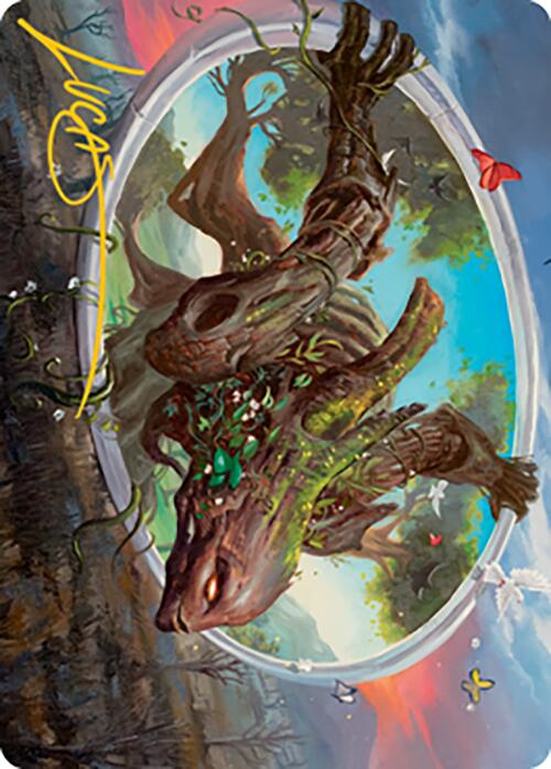 Gaea's Will Art Card (Gold-Stamped Signature) [Modern Horizons 2 Art Series] | Boutique FDB TCG