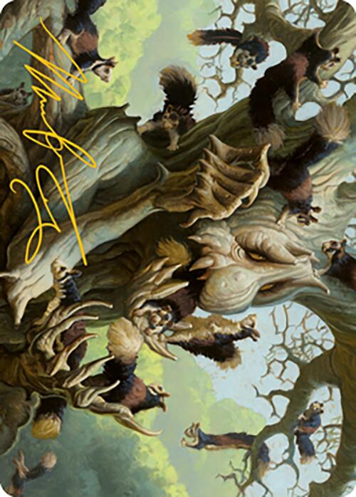 Scurry Oak Art Card (Gold-Stamped Signature) [Modern Horizons 2 Art Series] | Boutique FDB TCG