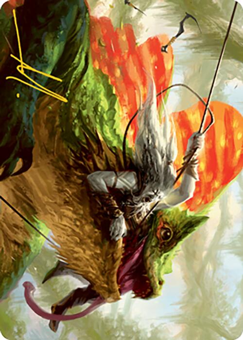 Captured by Lagacs Art Card (Gold-Stamped Signature) [Modern Horizons 2 Art Series] | Boutique FDB TCG