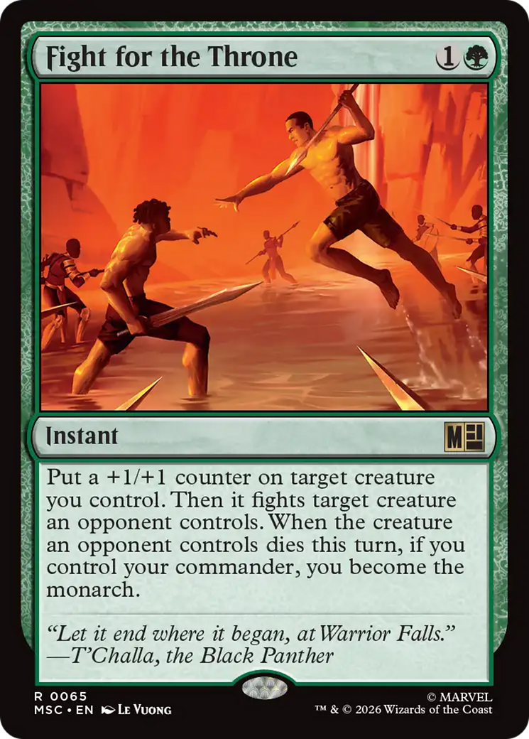Fight for the Throne [Marvel Super Heroes Commander] | Boutique FDB TCG