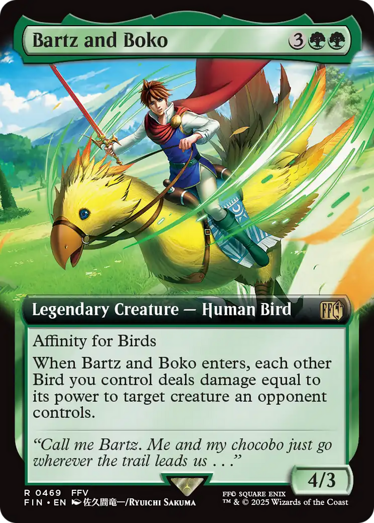 Bartz and Boko (Extended Art) [FINAL FANTASY] | Boutique FDB TCG