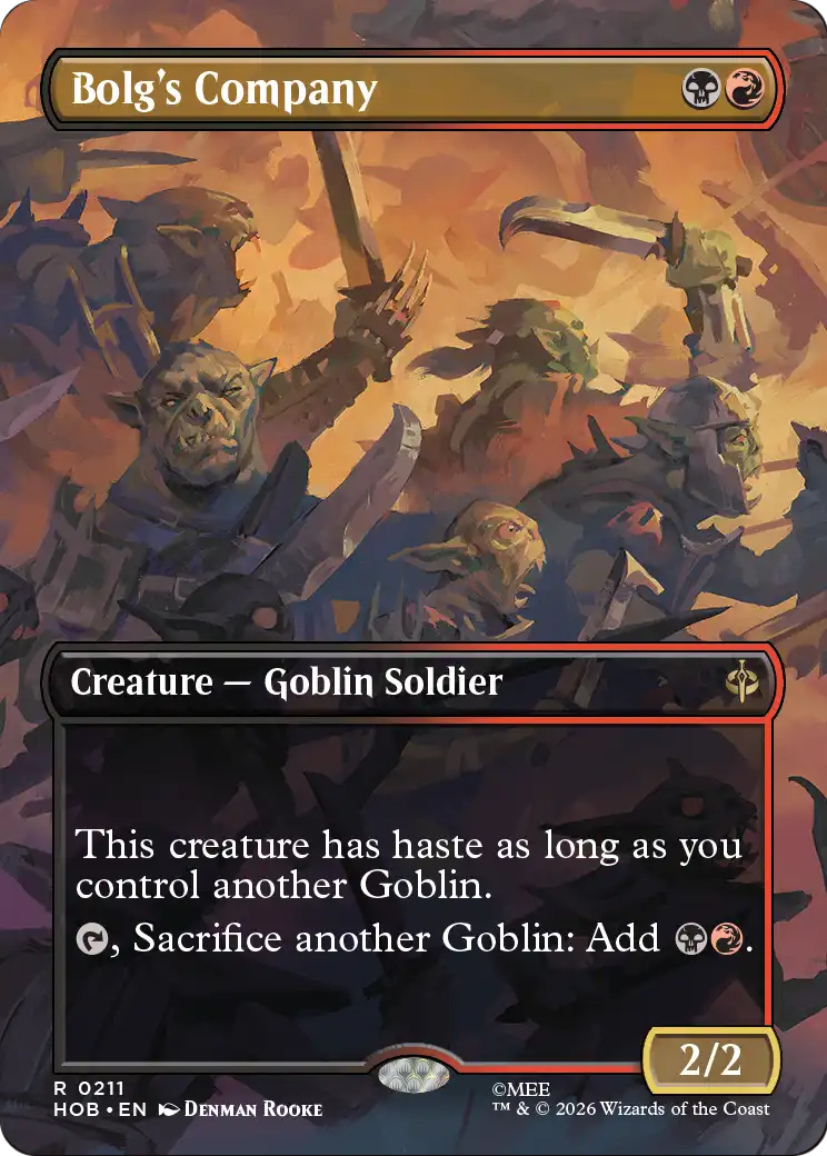 Bolg's Company (Borderless) [The Hobbit] | Boutique FDB TCG