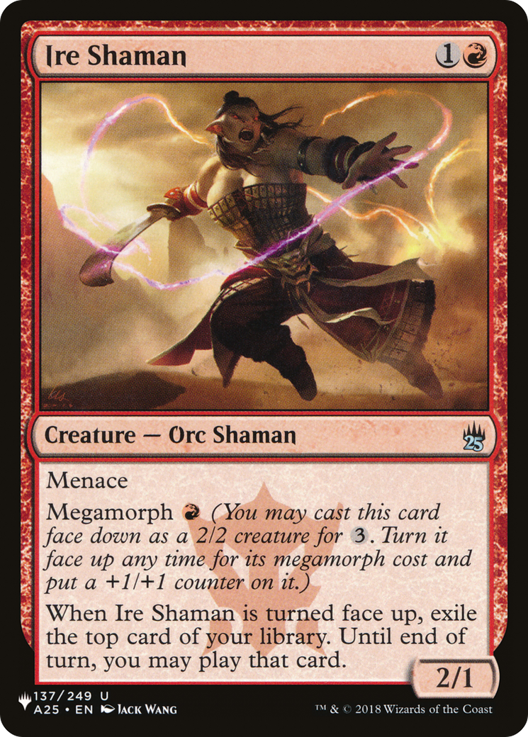 Ire Shaman [The List Reprints] | Boutique FDB TCG