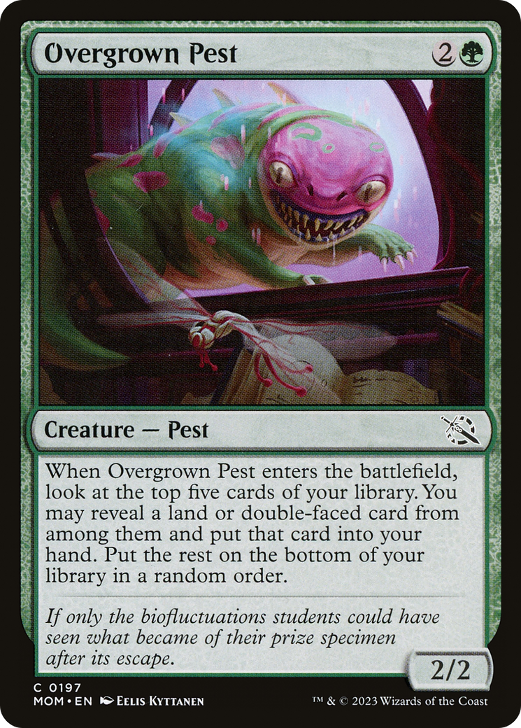 Overgrown Pest [March of the Machine] | Boutique FDB TCG