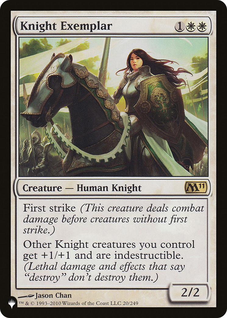 Knight Exemplar (Magic 2011) [The List] | Boutique FDB TCG