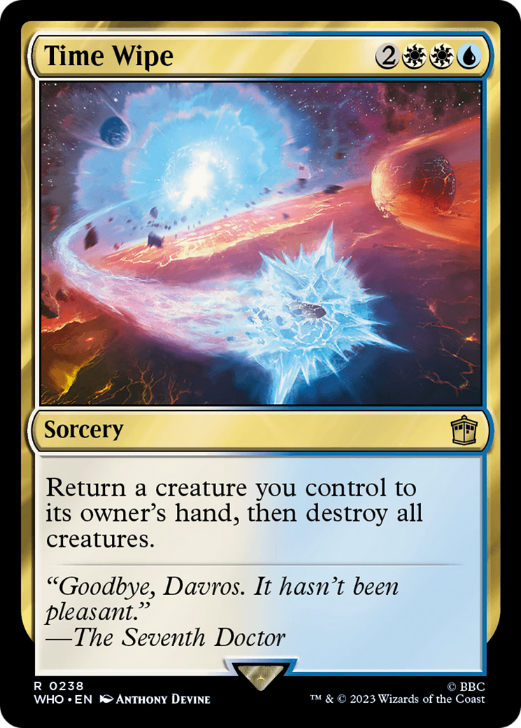 Time Wipe [Doctor Who] | Boutique FDB TCG