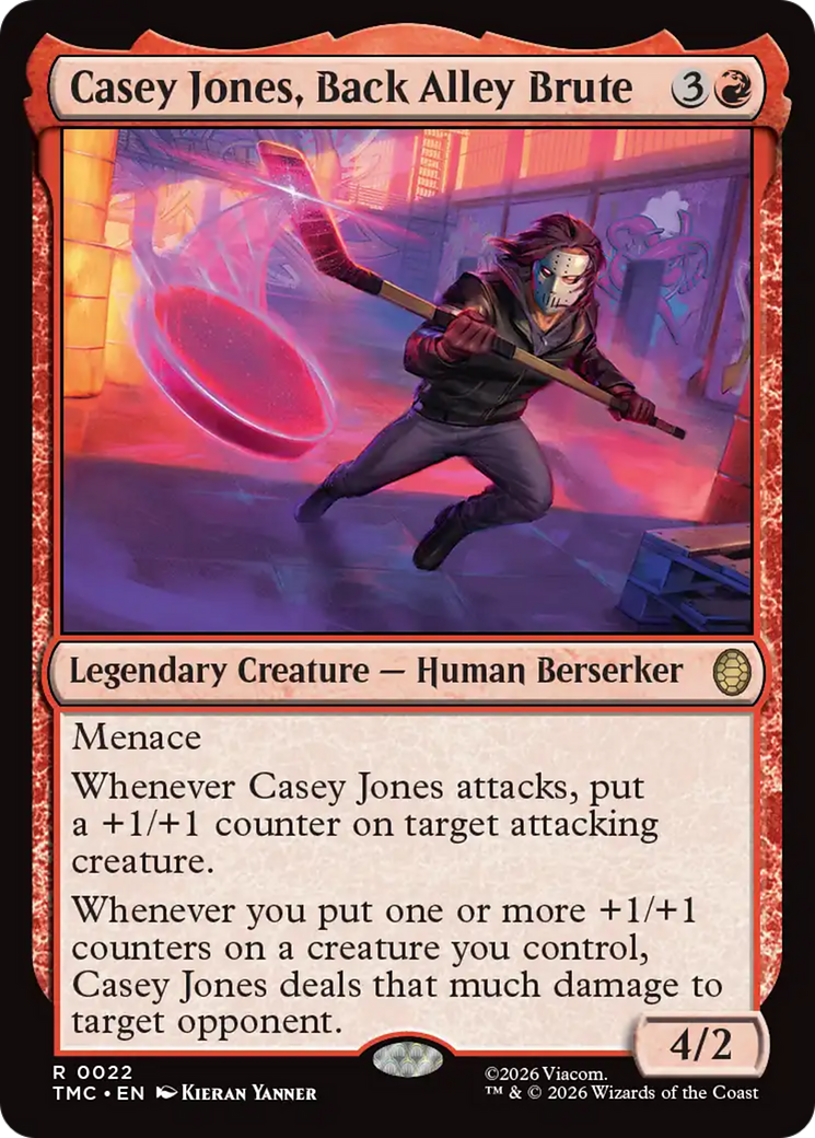 Casey Jones, Back Alley Brute [Teenage Mutant Ninja Turtles Commander] | Boutique FDB TCG