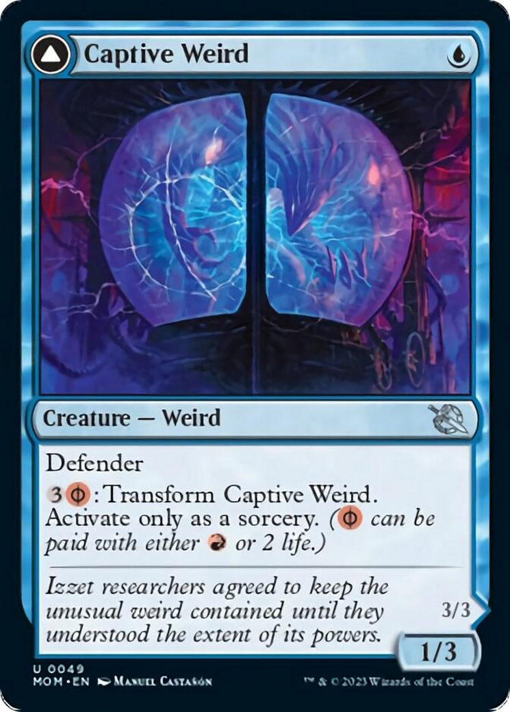 Captive Weird // Compleated Conjurer [March of the Machine] | Boutique FDB TCG