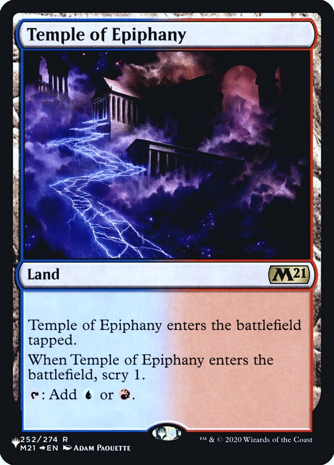 Temple of Epiphany [Secret Lair: Heads I Win, Tails You Lose] | Boutique FDB TCG