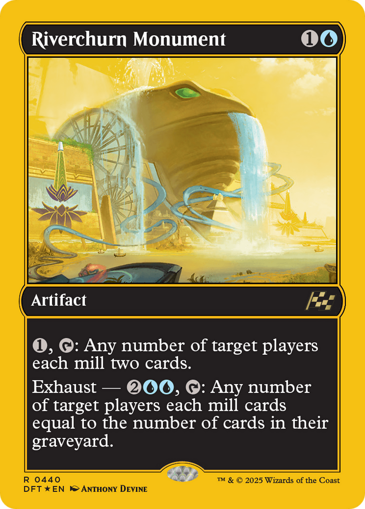 Riverchurn Monument (First-Place Foil) [Aetherdrift] | Boutique FDB TCG