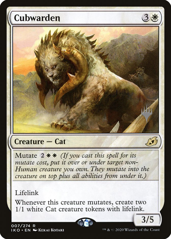 Cubwarden (Promo Pack) [Ikoria: Lair of Behemoths Promos] | Boutique FDB TCG