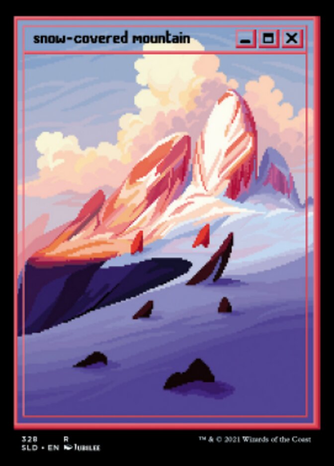 Snow-Covered Mountain (Foil Etched) [Secret Lair Drop Series] | Boutique FDB TCG