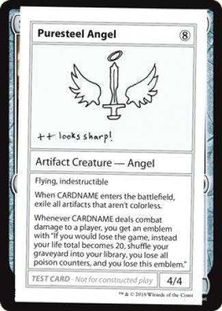 Puresteel Angel (2021 Edition) [Mystery Booster Playtest Cards] | Boutique FDB TCG