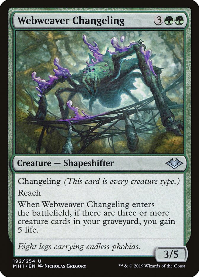 Webweaver Changeling [Modern Horizons] | Boutique FDB TCG