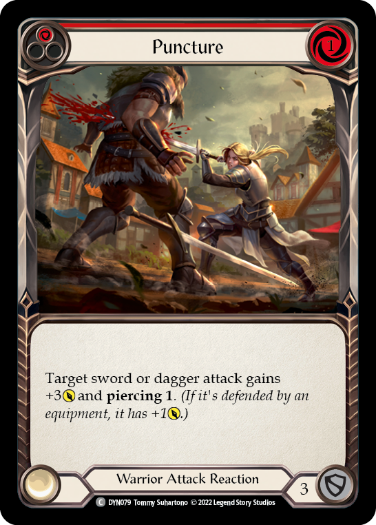 Puncture (Red) [DYN079] (Dynasty) | Boutique FDB TCG