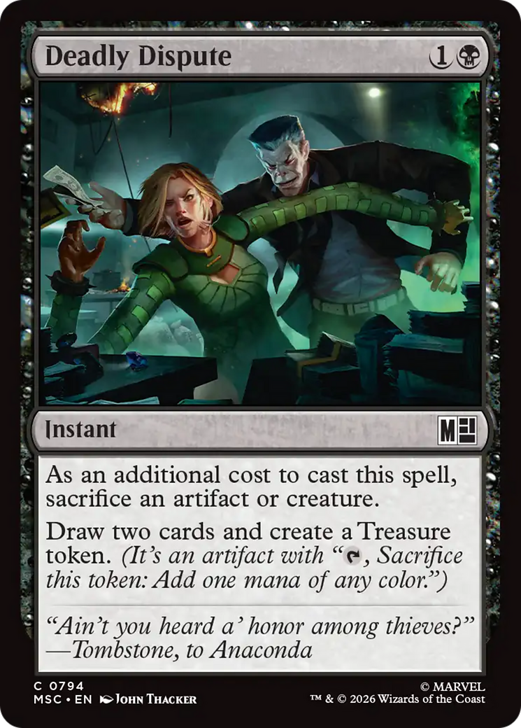 Deadly Dispute [Marvel Super Heroes Commander] | Boutique FDB TCG