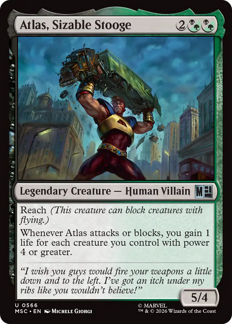 Atlas, Sizable Stooge [Marvel Super Heroes] | Boutique FDB TCG