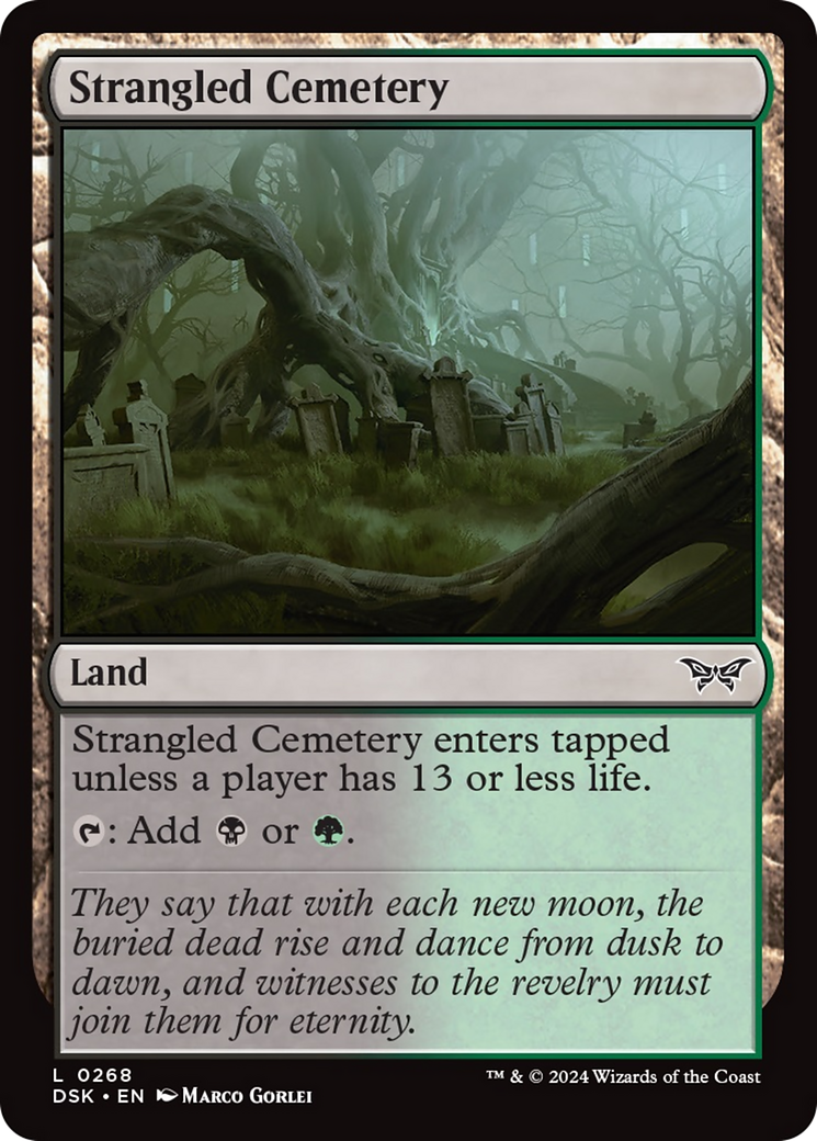 Strangled Cemetery [Duskmourn: House of Horror] | Boutique FDB TCG