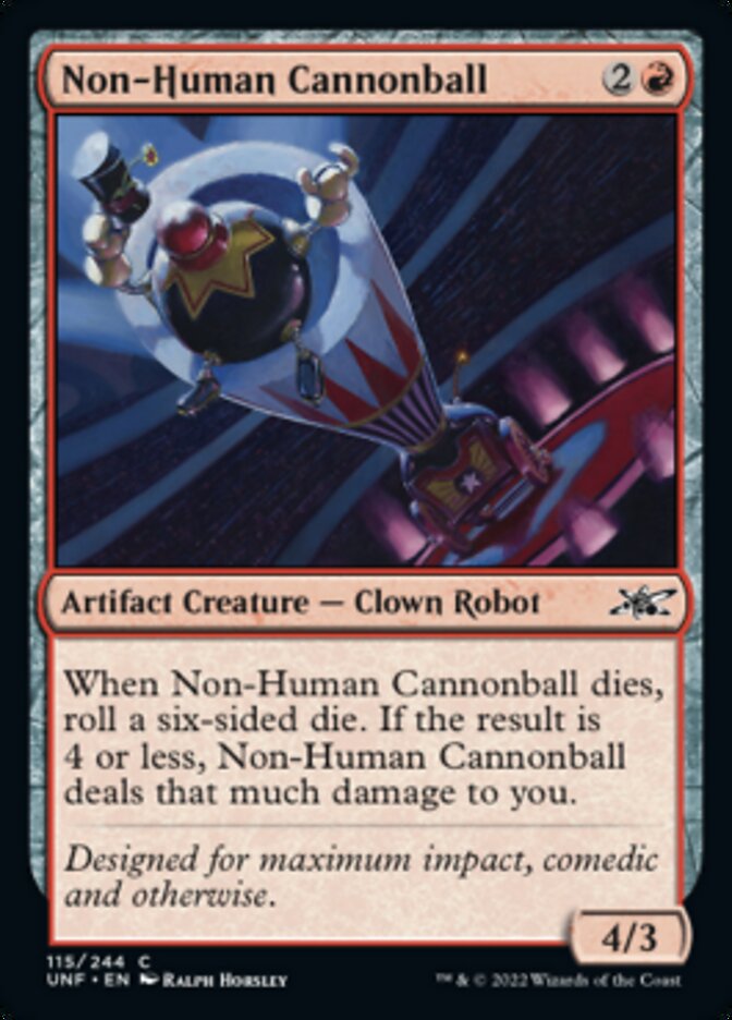 Non-Human Cannonball [Unfinity] | Boutique FDB TCG