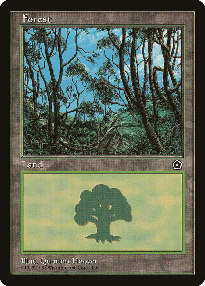 Forest (Signature on Left) [Portal Second Age] | Boutique FDB TCG