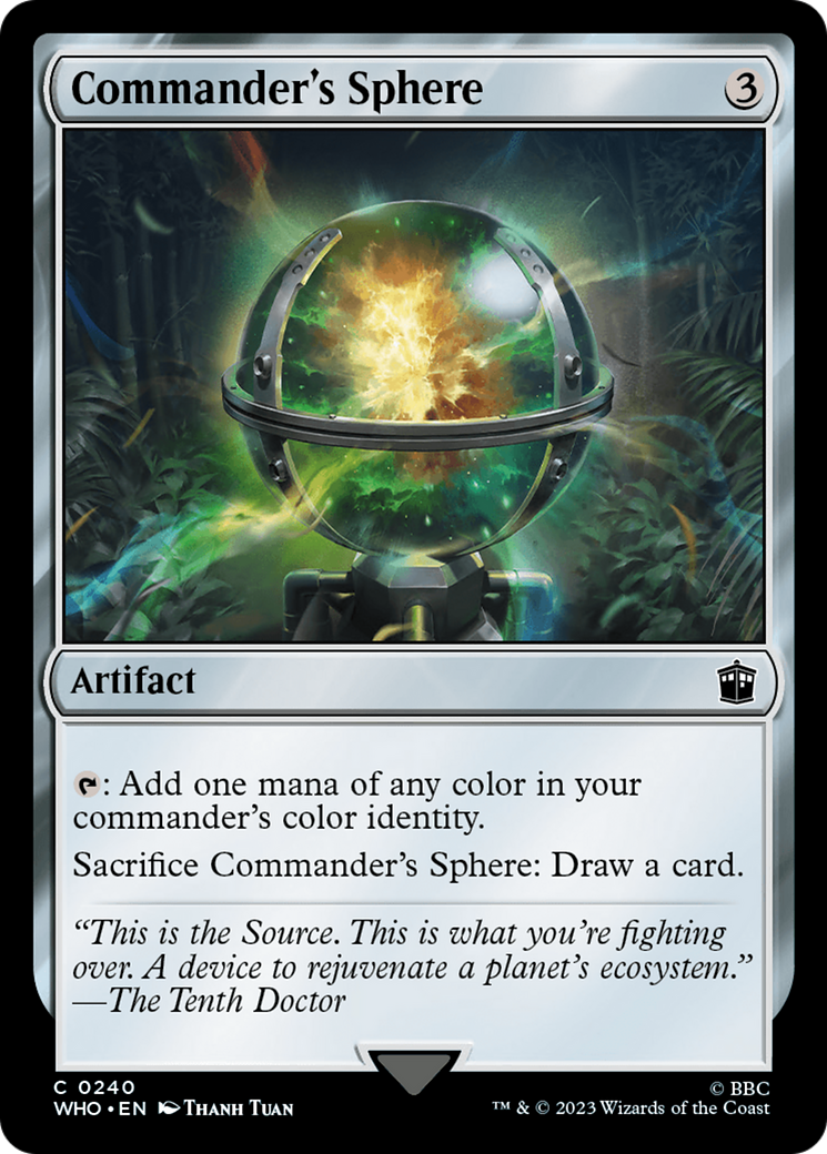 Commander's Sphere [Doctor Who] | Boutique FDB TCG