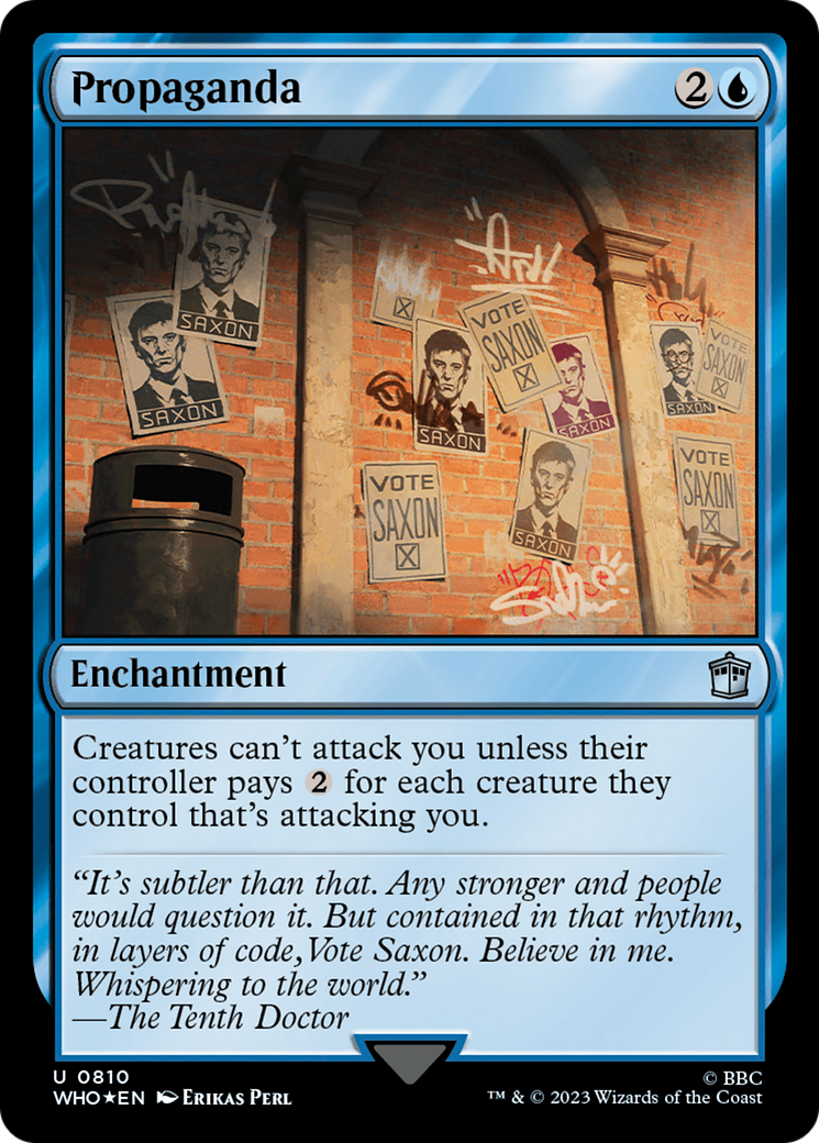 Propaganda (Surge Foil) [Doctor Who] | Boutique FDB TCG