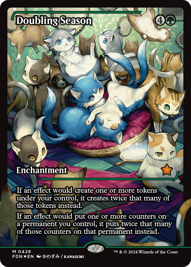 Doubling Season (Showcase) [Foundations] | Boutique FDB TCG