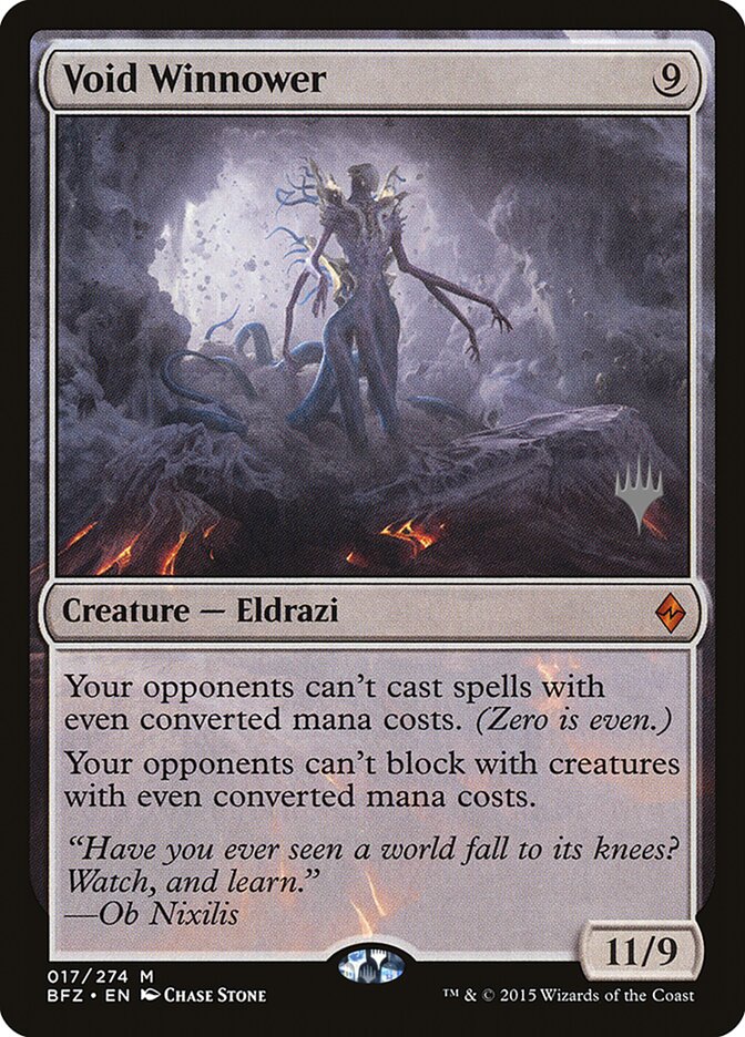 Void Winnower (Promo Pack) [Battle for Zendikar Promos] | Boutique FDB TCG