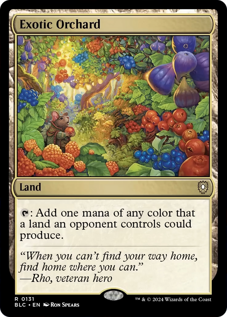 Exotic Orchard [Bloomburrow Commander] | Boutique FDB TCG