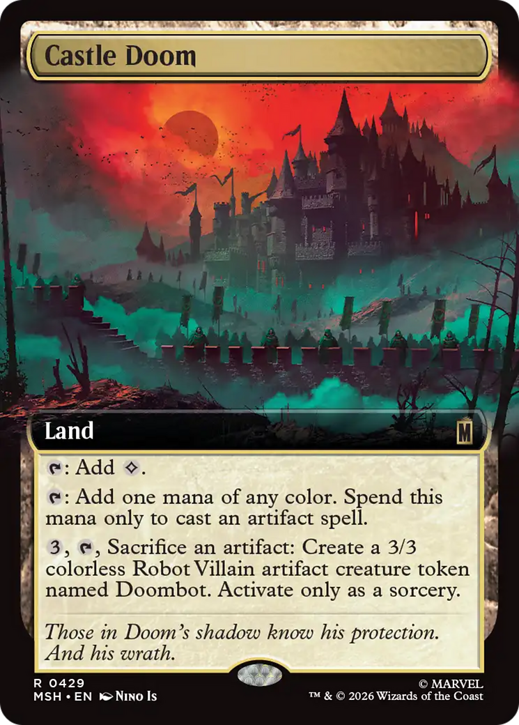 Castle Doom (Extended Art) [Marvel Super Heroes] | Boutique FDB TCG