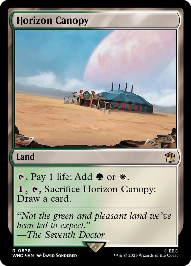 Horizon Canopy (Surge Foil) [Doctor Who] | Boutique FDB TCG