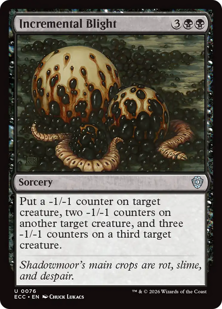 Incremental Blight [Lorwyn Eclipsed Commander] | Boutique FDB TCG